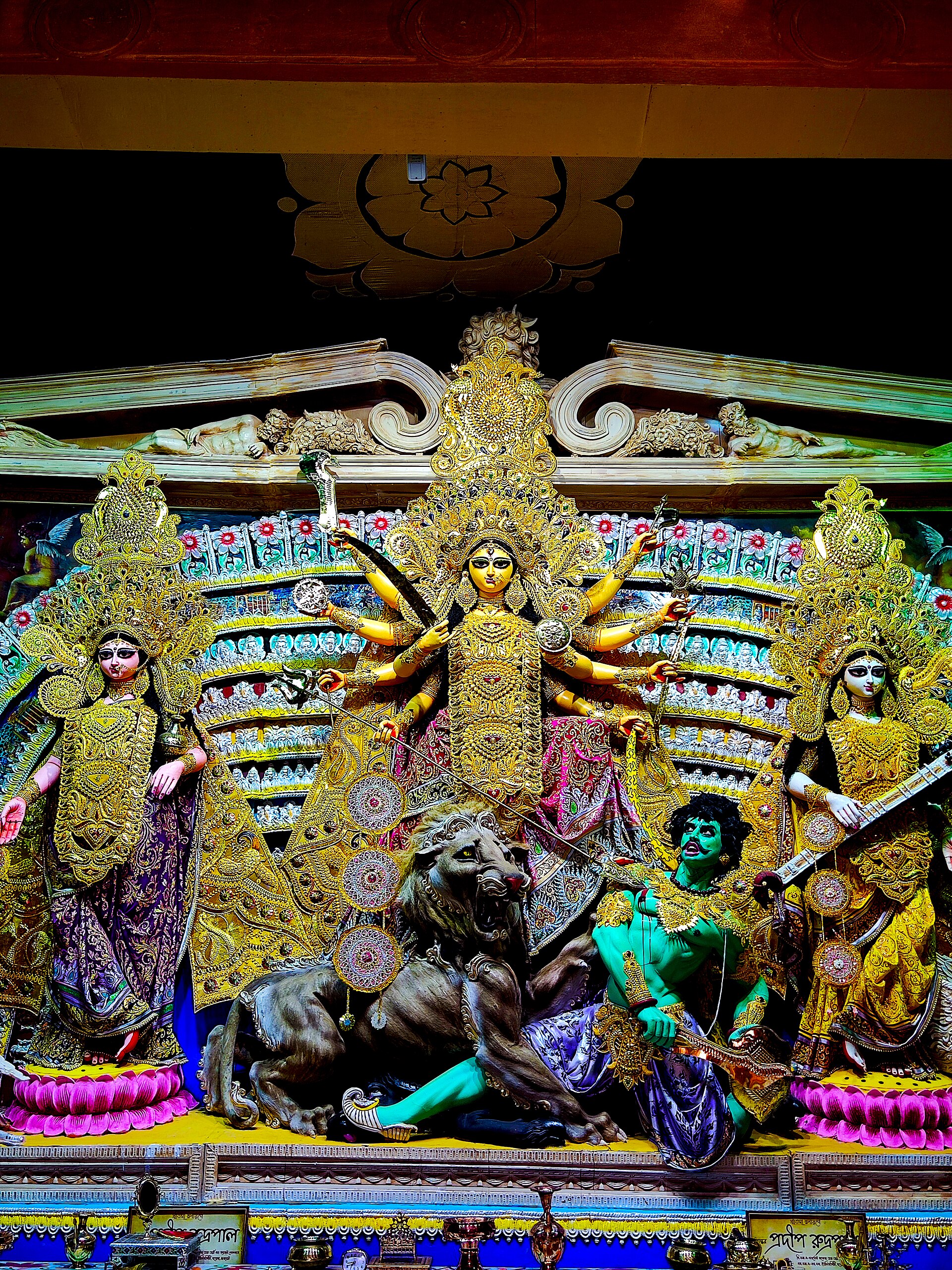Durga Puja artwork for Nabami